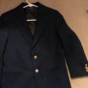 Lands End Boys Navy Blazer Size 8